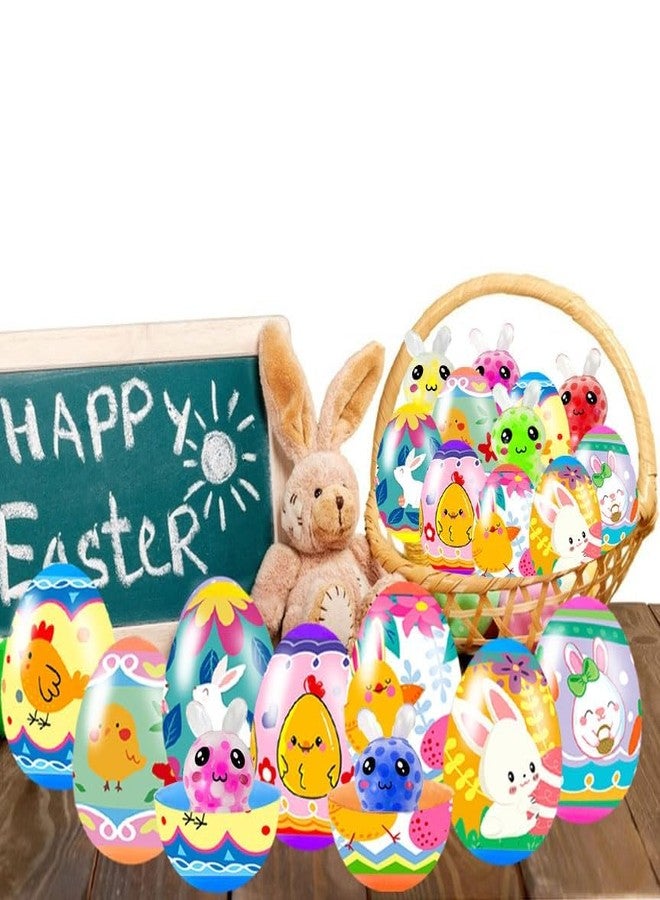 Holydeck 24 Pack Prefilled Easter Eggs with Squeeze Toys Colorful Easter Eggs with Variety Easter Stress Balls Great for Easter Basket Stuffers and Party Favors Easter Egg Fillers - Image 3